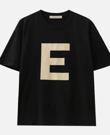 Essentials Fear Of God Big E T-Shirt Black