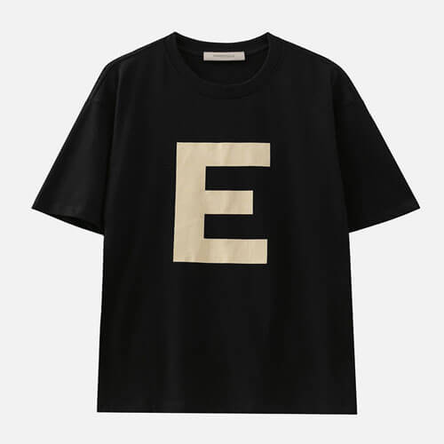 Essentials Fear Of God Big E T-Shirt Black